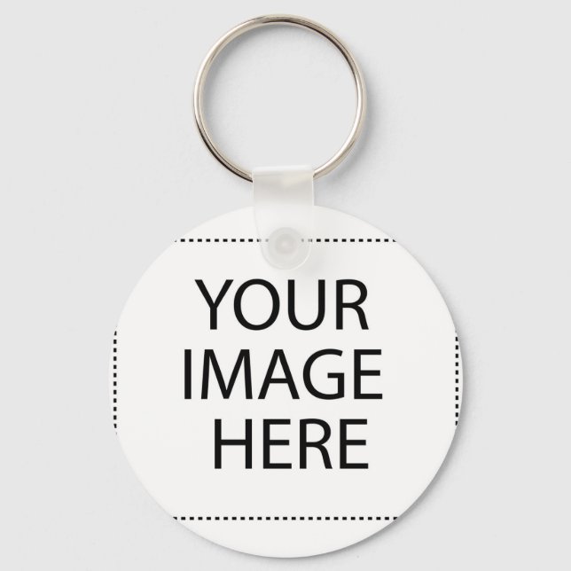 Personalized Custom Your Own Photo Keychain (Front)