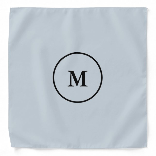 Personalized Custom Your Own Photo Monogram Bandana (Front)