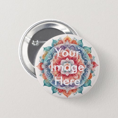 Personalized Custom Your Own Photo Pinback Button