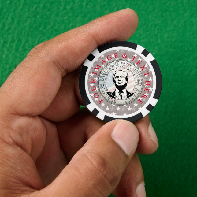 Personalized Custom Your Own Photo  Poker Chips (Hand)