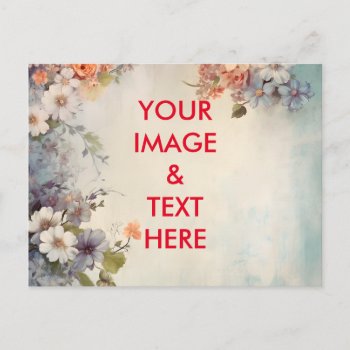Personalized Custom Your Own Photo Postcard by sunbuds at Zazzle