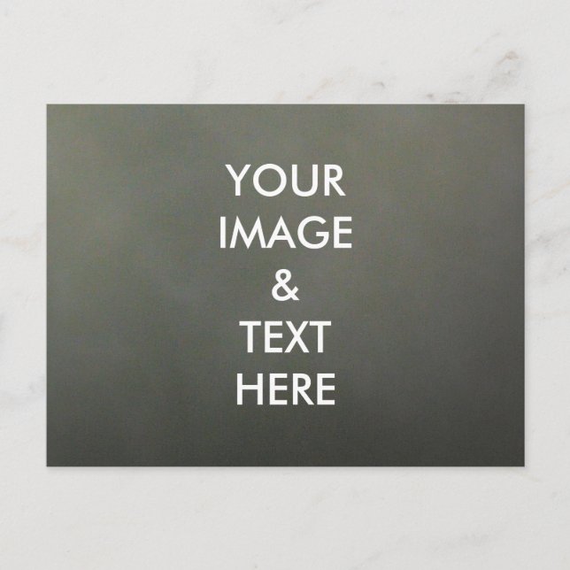 Personalized Custom Your Own Photo Postcard (Front)