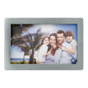 Personalized Custom Your Own Photo Rectangular Bel Belt Buckle