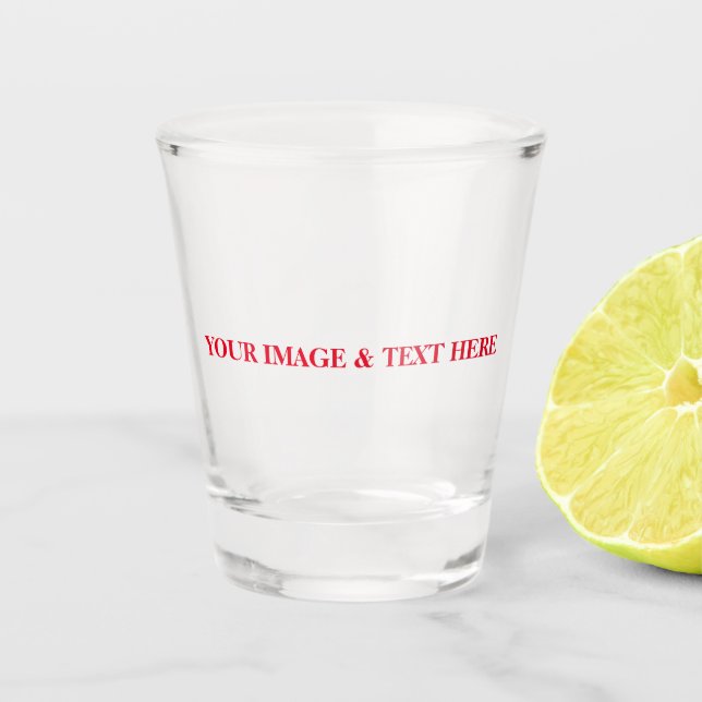 Personalized Custom Your Own Photo Shot Glass (Front)