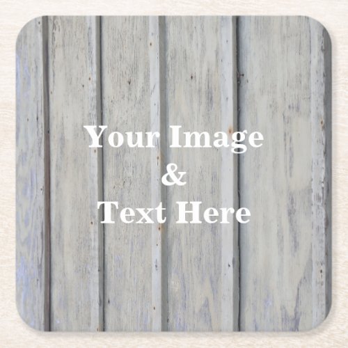 Personalized Custom Your Own Photo Square Paper Coaster