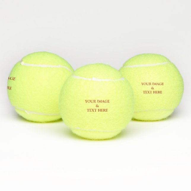 Personalized Custom Your Own Photo Tennis Balls (Multi)