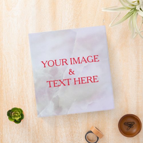 Personalized Custom Your Own Photo  Text 3 Ring B 3 Ring Binder