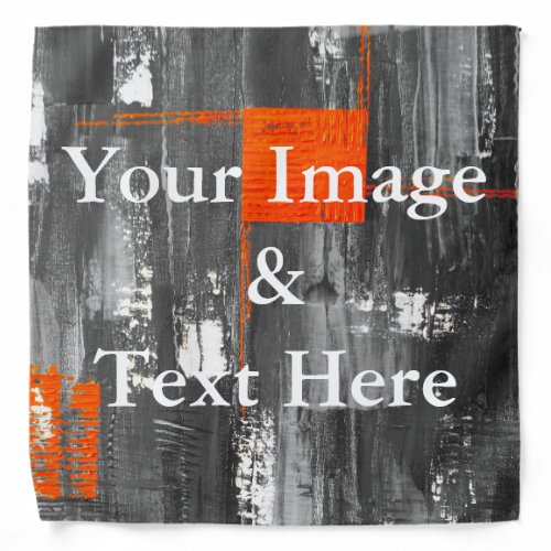 Personalized Custom Your Own Photo  Text Bandana