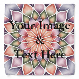 Personalized Custom Your Own Photo & Text Bandana