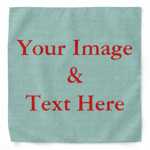 Personalized Custom Your Own Photo & Text Bandana