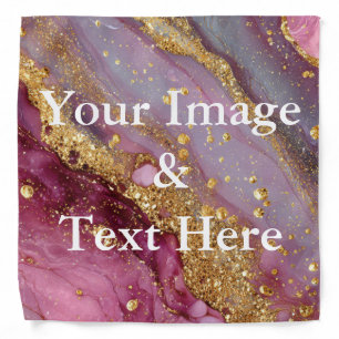 Personalized Custom Your Own Photo & Text Bandana