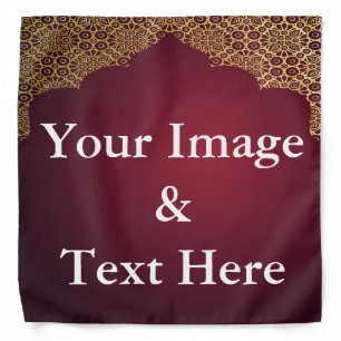 Personalized Custom Your Own Photo & Text Bandana
