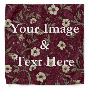 Personalized Custom Your Own Photo & Text Bandana