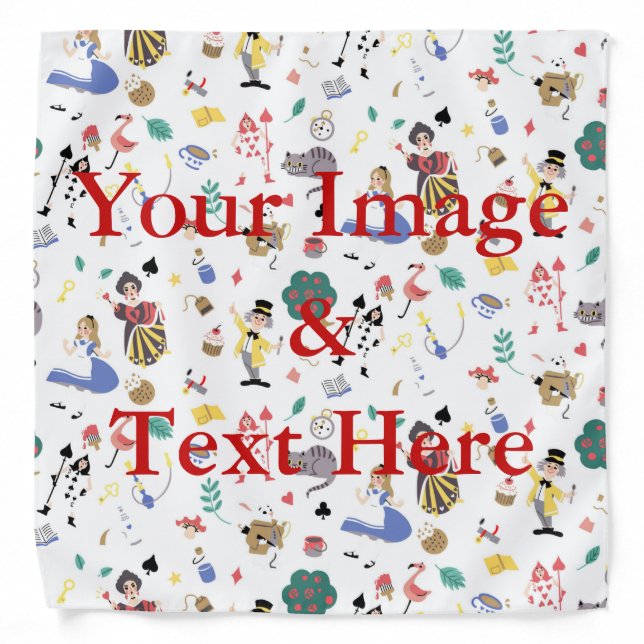 Personalized Custom Your Own Photo & Text Bandana (Front)