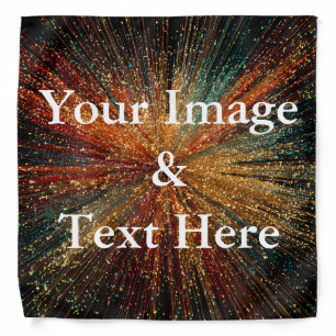 Personalized Custom Your Own Photo & Text Bandana