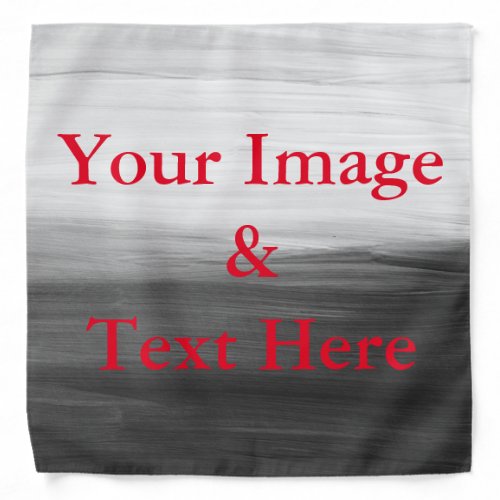 Personalized Custom Your Own Photo  Text Bandana