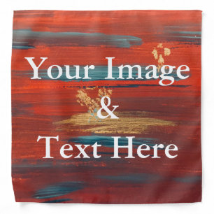 Personalized Custom Your Own Photo & Text Bandana