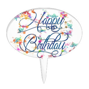 Personalized Custom Your Own Photo & Text Cake Top Topper