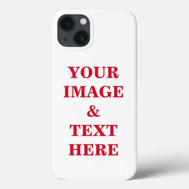 Personalized Custom Your Own Photo & Text Case-Mate iPhone Case (Back)