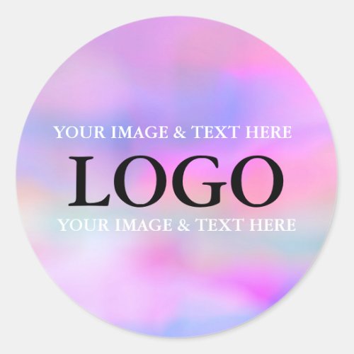 Personalized Custom Your Own Photo  Text Classic Round Sticker