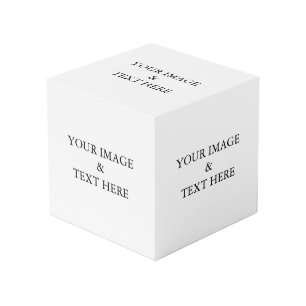 Personalized Custom Your Own Photo & Text  Cube