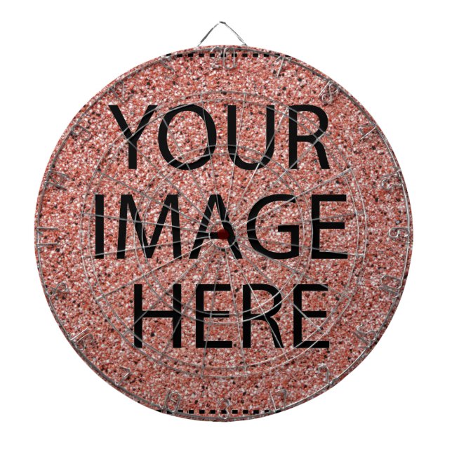 Personalized Custom Your Own Photo & Text Dart Boa Board (Front)