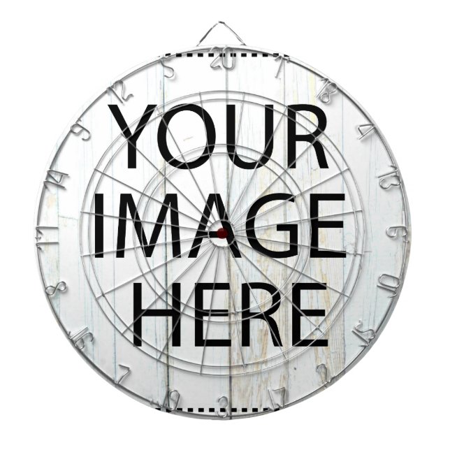 Personalized Custom Your Own Photo & Text Dart Boa Dart Board (Front)