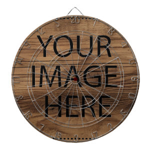 Personalized Custom Your Own Photo & Text Dart Board