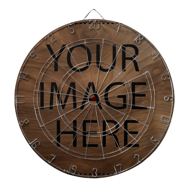 Personalized Custom Your Own Photo & Text Dart Board (Front)