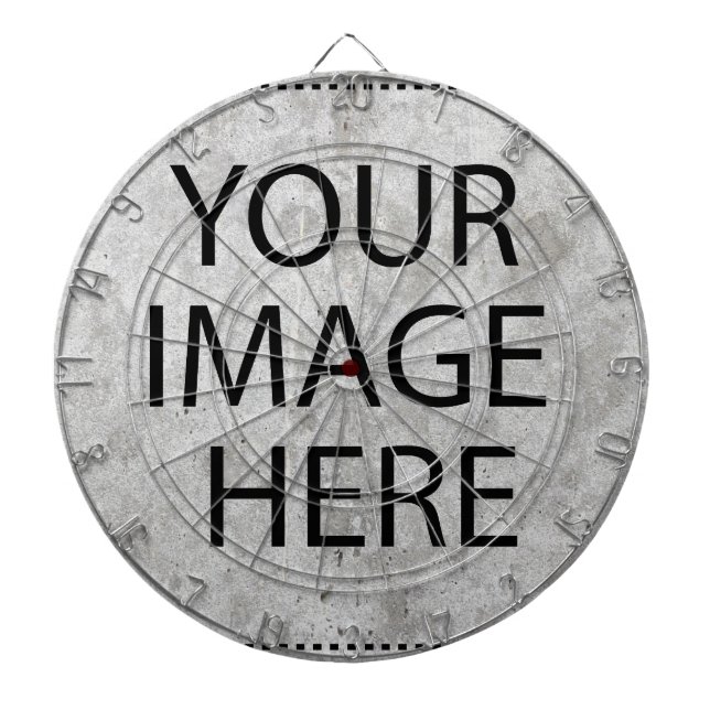 Personalized Custom Your Own Photo & Text Dart Board (Front)