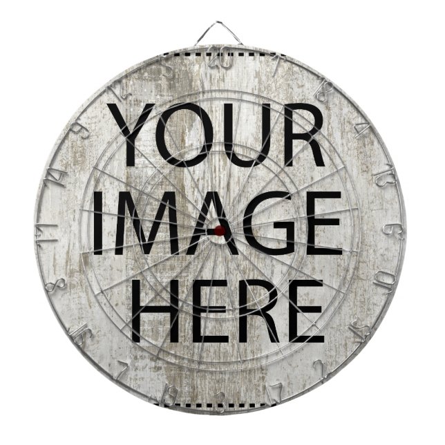 Personalized Custom Your Own Photo & Text Dart Board (Front)