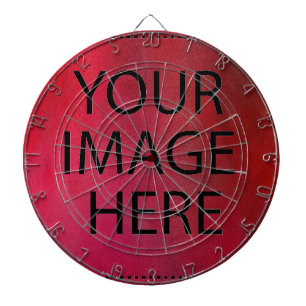 Personalized Custom Your Own Photo & Text Dart Board