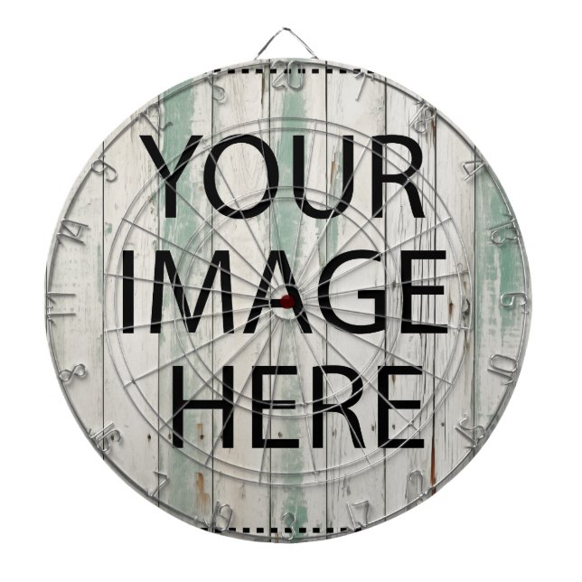 Personalized Custom Your Own Photo & Text Dart Board (Front)