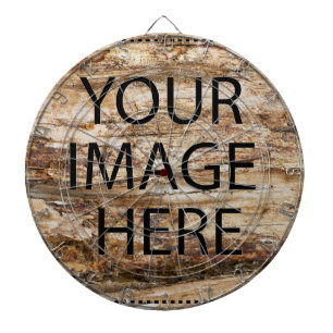 Personalized Custom Your Own Photo & Text Dart Board