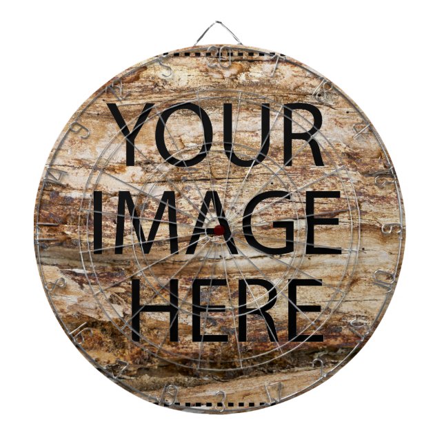 Personalized Custom Your Own Photo & Text Dart Board (Front)