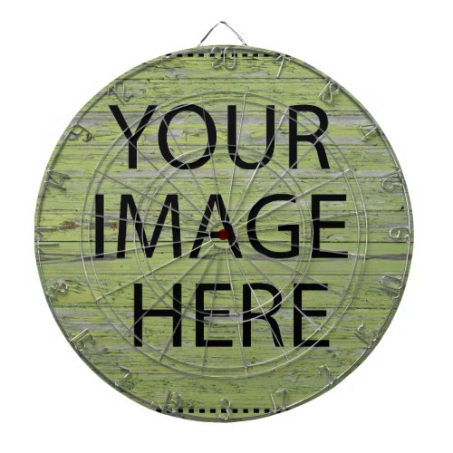 Personalized Custom Your Own Photo  Text Dart Board