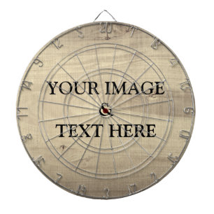 Personalized Custom Your Own Photo & Text Dart Board