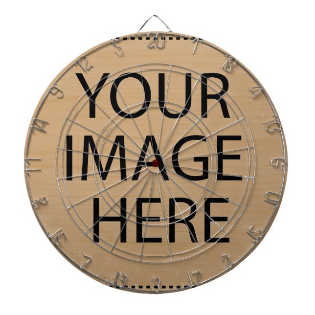 Personalized Custom Your Own Photo & Text Dart Board (Front)