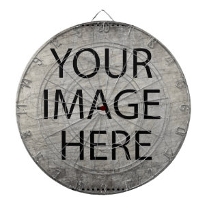 Personalized Custom Your Own Photo & Text Dart Board
