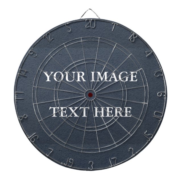 Personalized Custom Your Own Photo & Text Dart Board (Front)