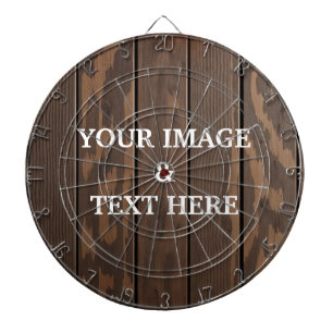 Personalized Custom Your Own Photo & Text Dart Board