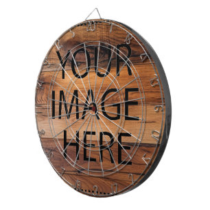 Personalized Custom Your Own Photo & Text Dart Board