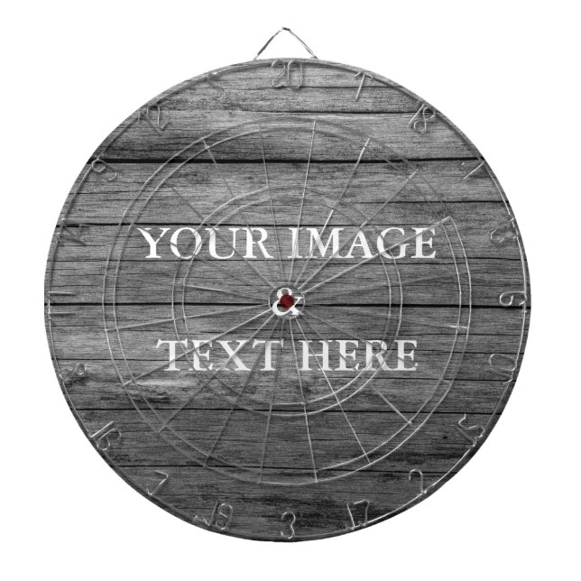 Personalized Custom Your Own Photo & Text Dart Board (Front)