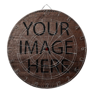 Personalized Custom Your Own Photo & Text Dart Board