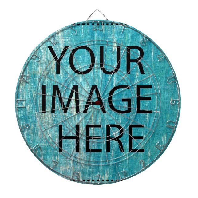 Personalized Custom Your Own Photo & Text Dart Board (Front)