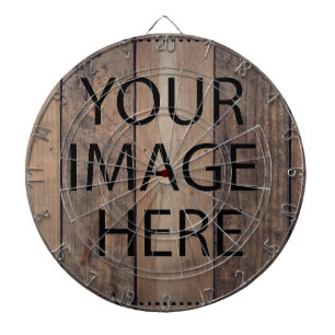 Personalized Custom Your Own Photo & Text Dart Board