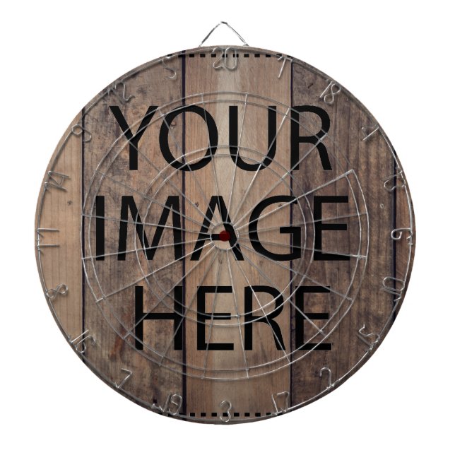 Personalized Custom Your Own Photo & Text Dart Board (Front)