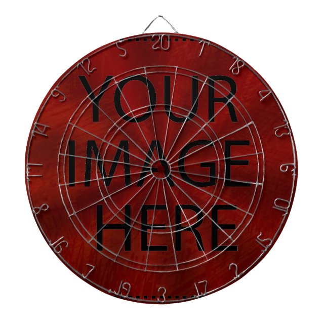 Personalized Custom Your Own Photo & Text Dart Board (Front)