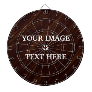 Personalized Custom Your Own Photo & Text Dart Board