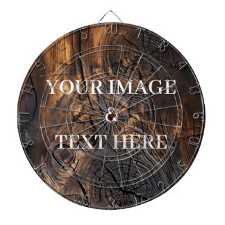 Personalized Custom Your Own Photo & Text Dart Board